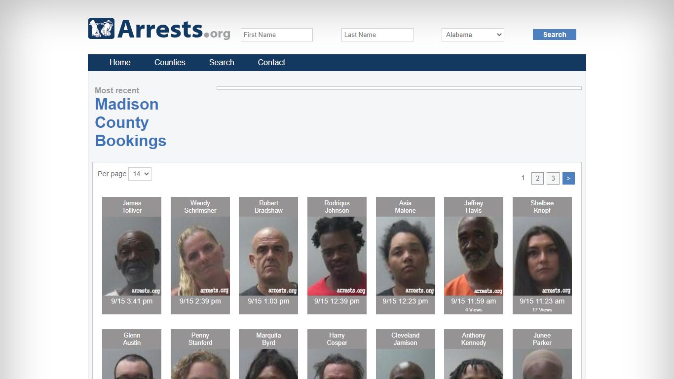 Madison County Arrests and Inmate Search