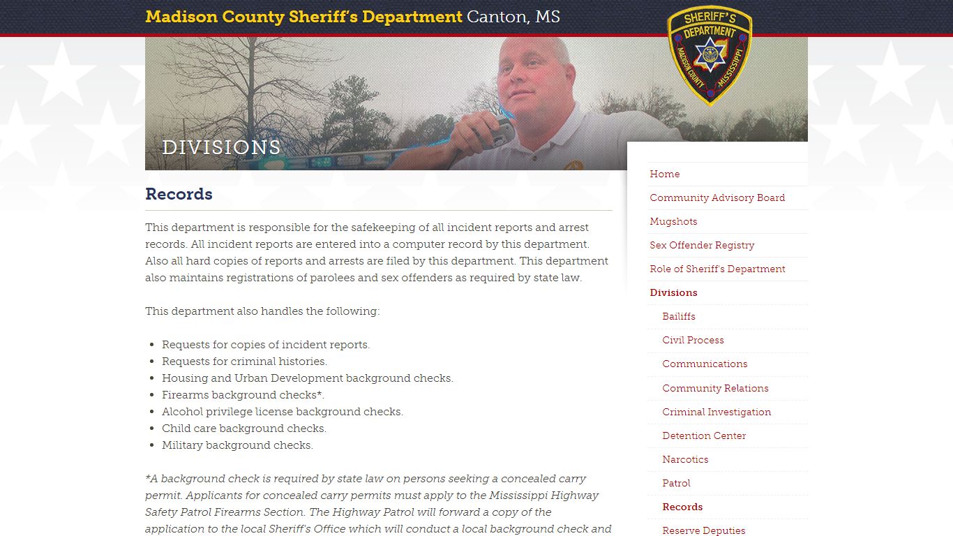 Records | Madison County Sheriff's Department